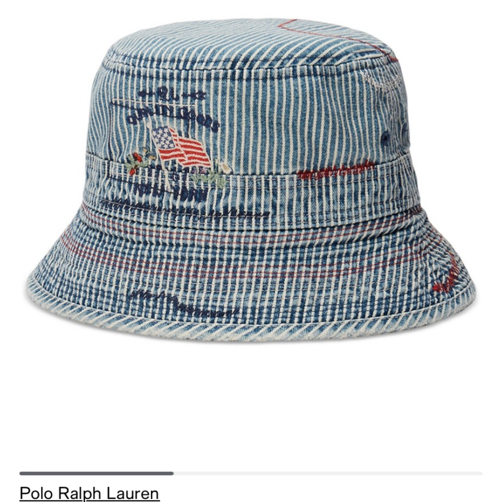 Polo🔥Denim Bucket Hat🔥